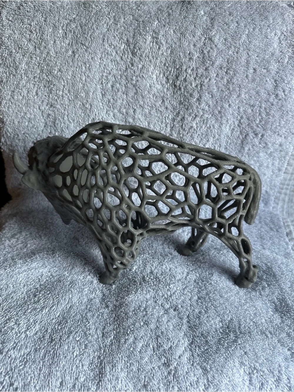 Plastic Sculptural Buffalo